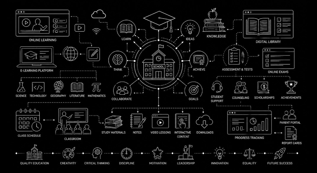 منظومة إتقان التعليمية — تعلم، تقييم، دعم طلابي، ومناهج رقمية